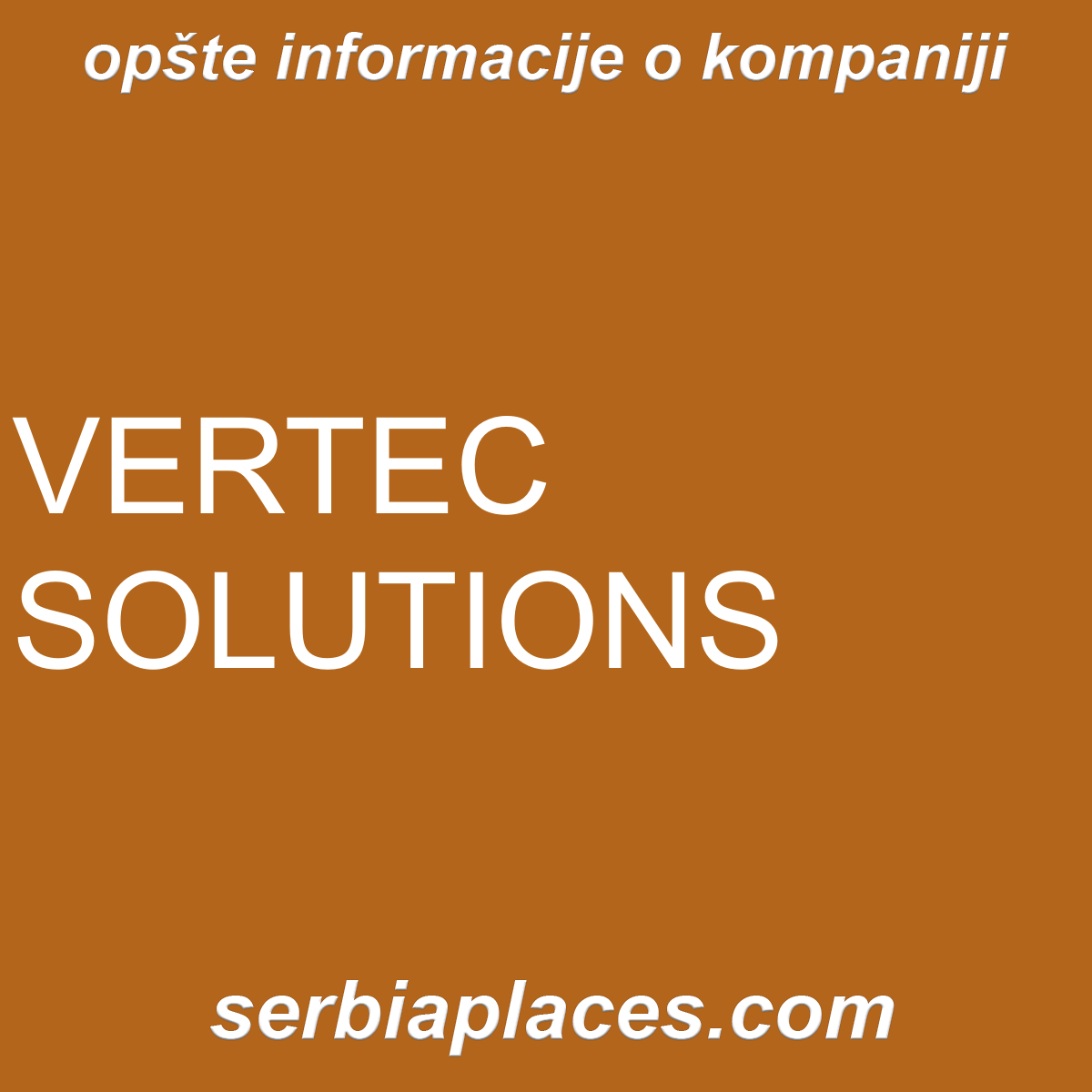 VERTEC SOLUTIONS