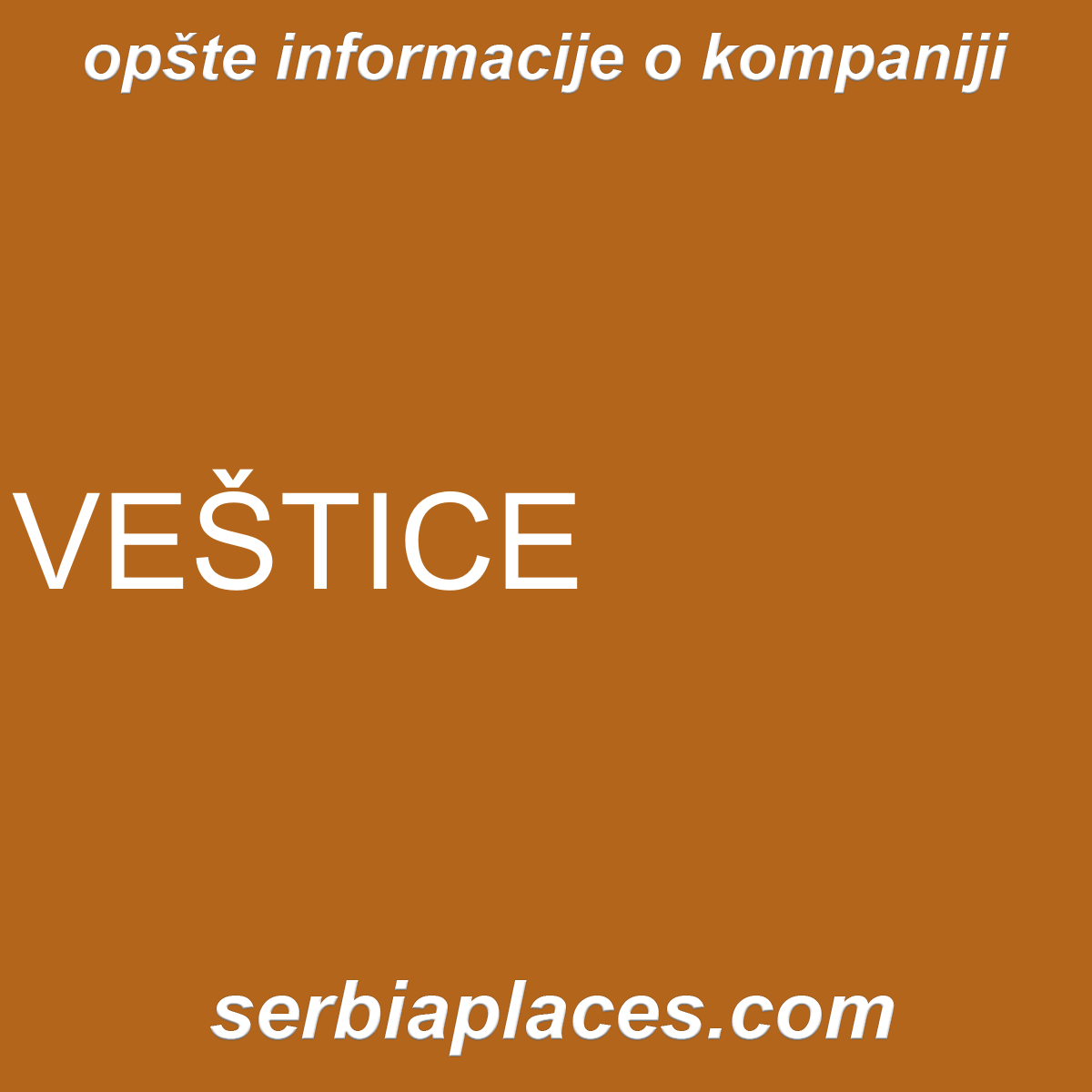 VEŠTICE