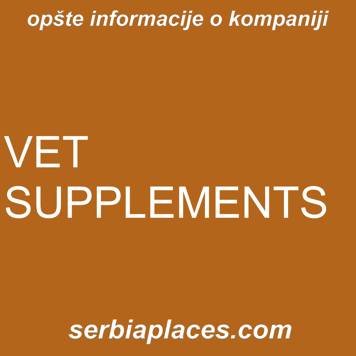 VET SUPPLEMENTS