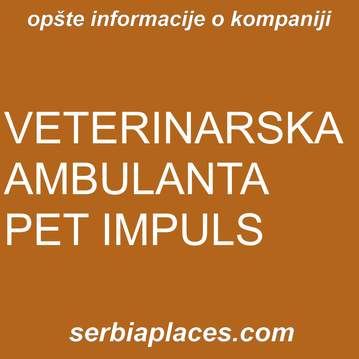 VETERINARSKA AMBULANTA PET IMPULS