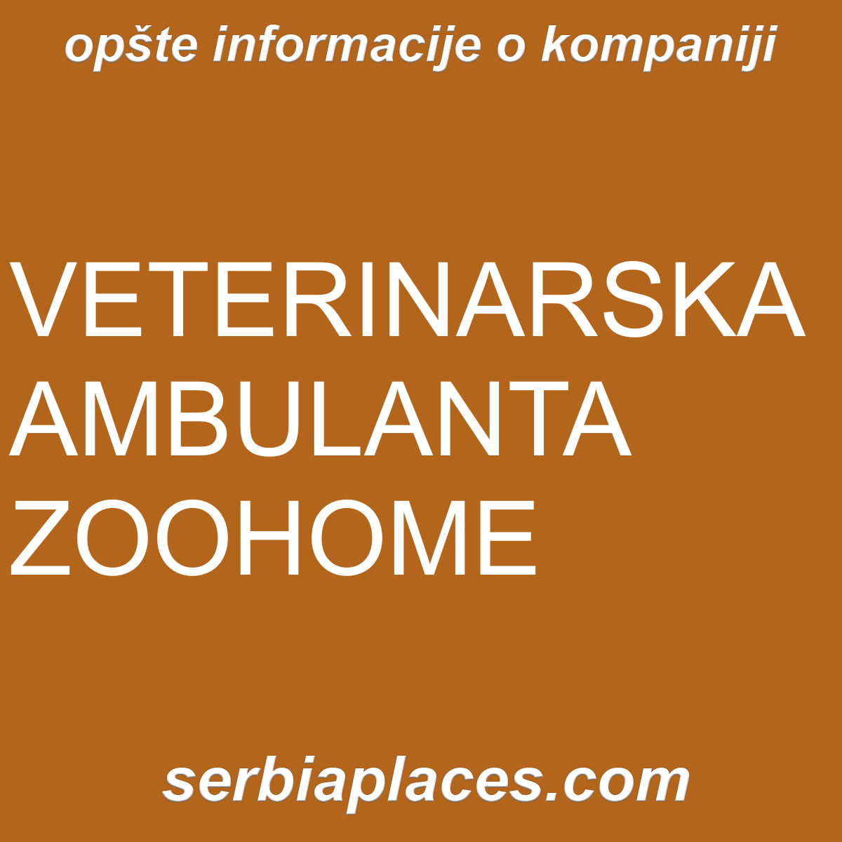 VETERINARSKA AMBULANTA ZOOHOME