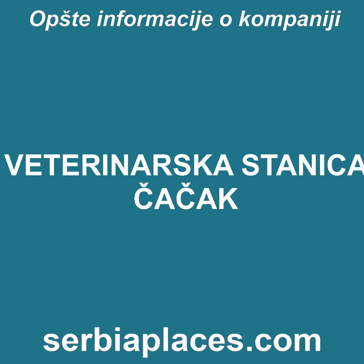VETERINARSKA STANICA ČAČAK