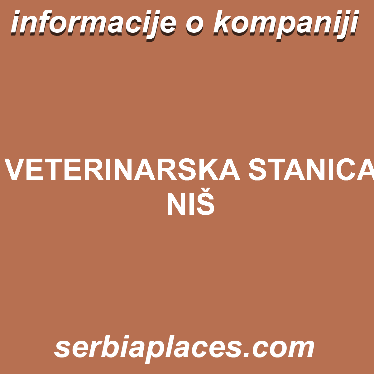 VETERINARSKA STANICA NIŠ