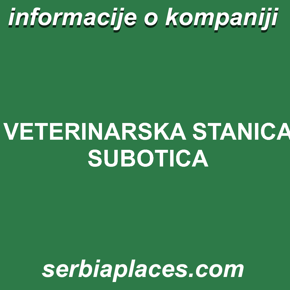 VETERINARSKA STANICA SUBOTICA