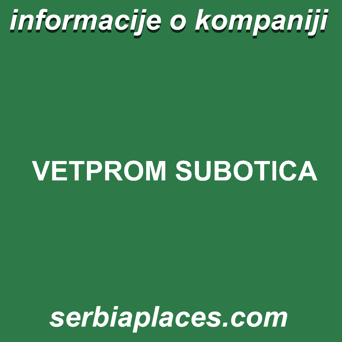 VETPROM SUBOTICA