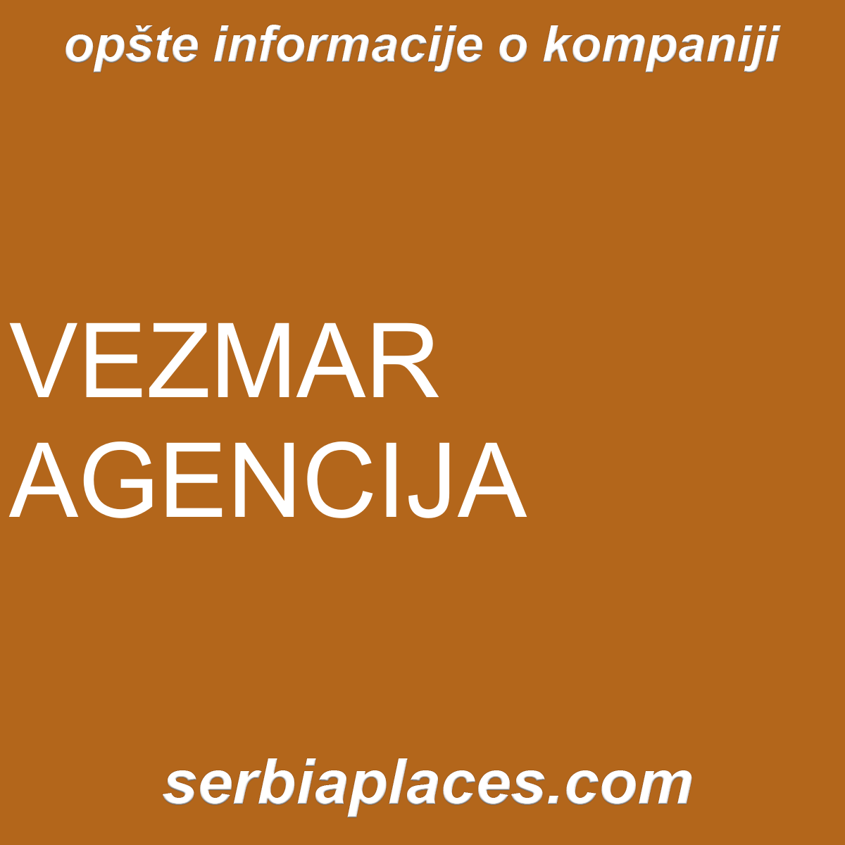 VEZMAR AGENCIJA