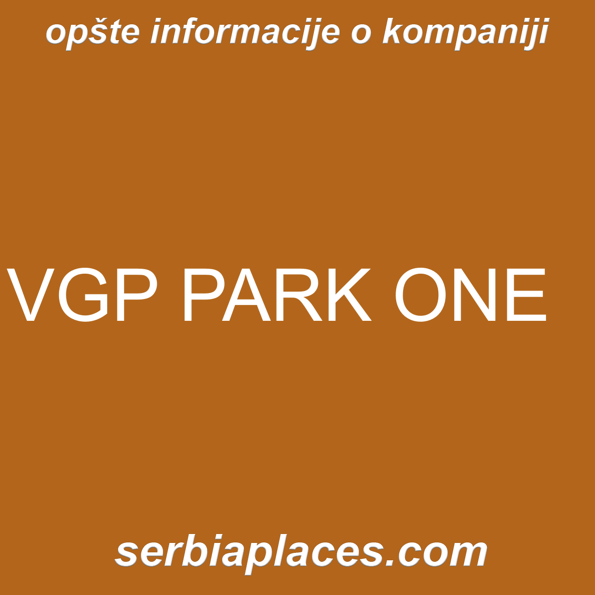 VGP PARK ONE