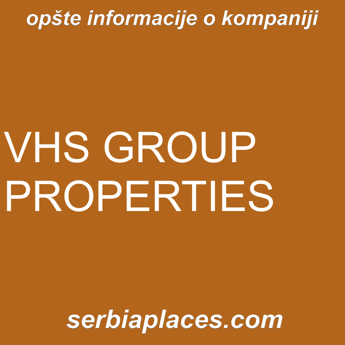 VHS GROUP PROPERTIES