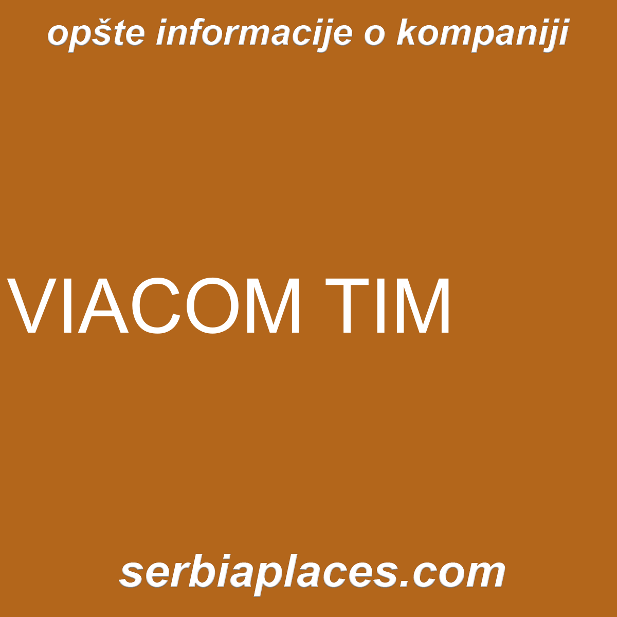 VIACOM TIM