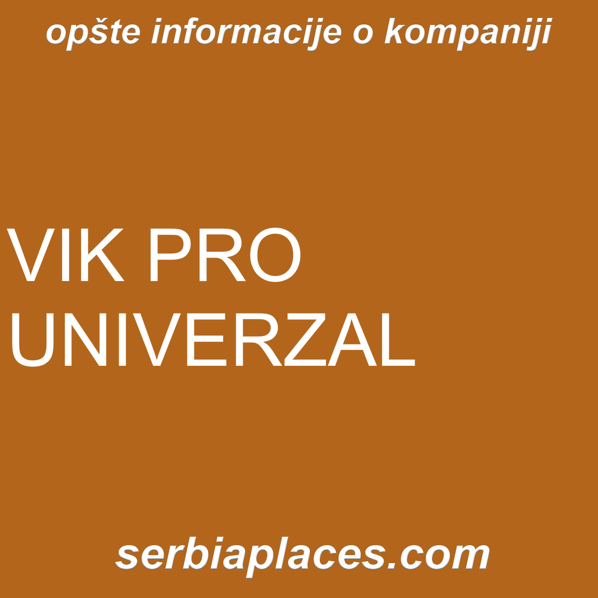 VIK PRO UNIVERZAL