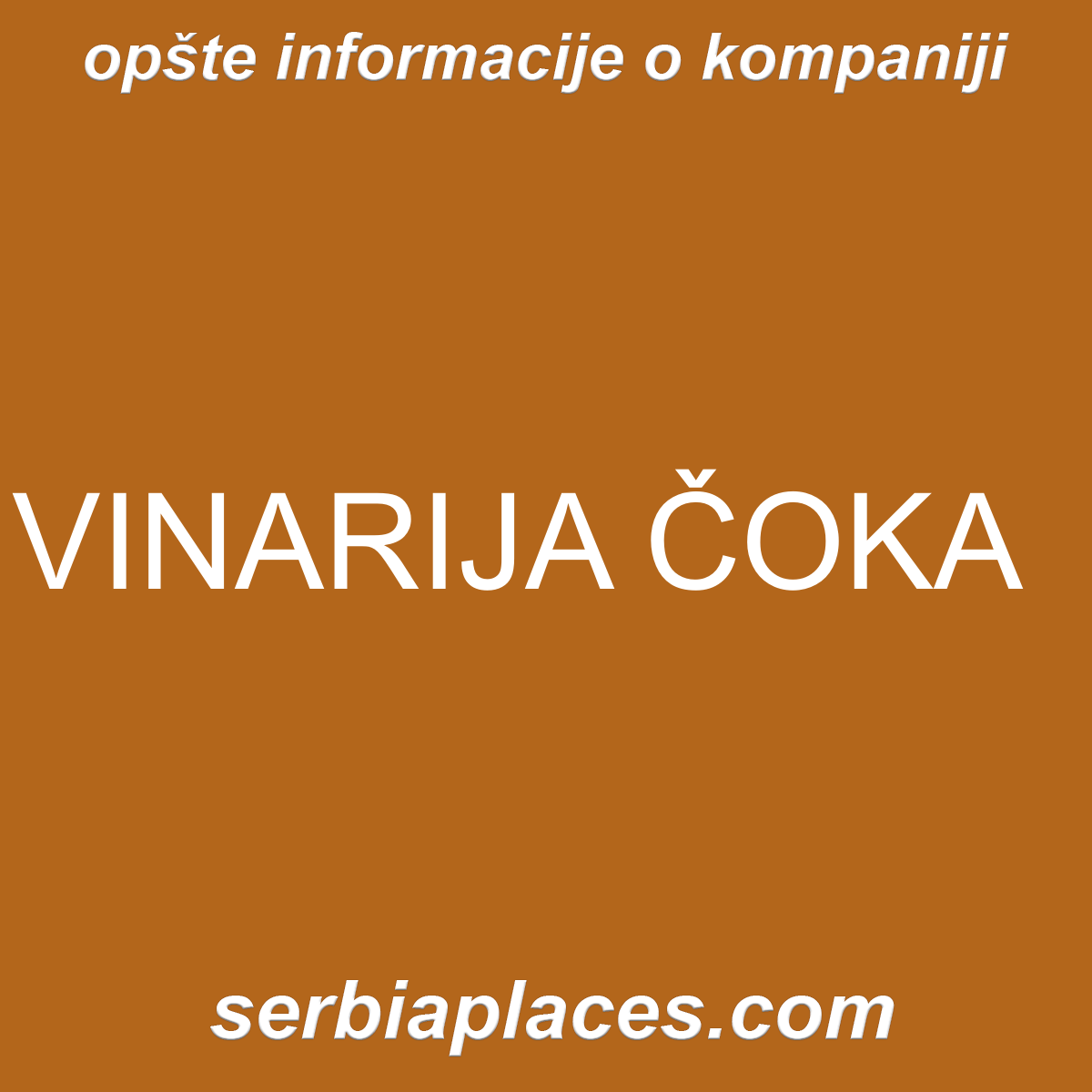 VINARIJA ČOKA