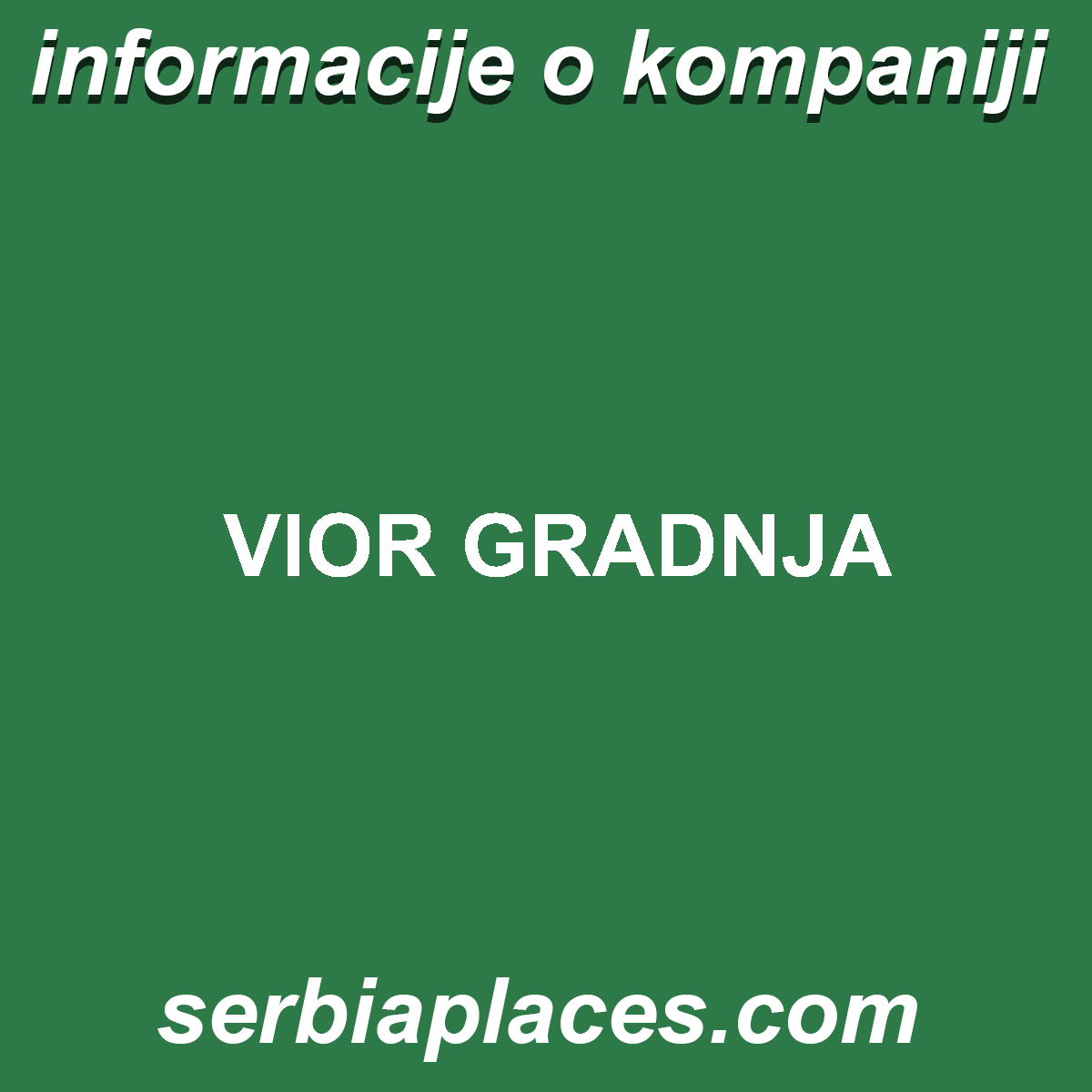 VIOR GRADNJA