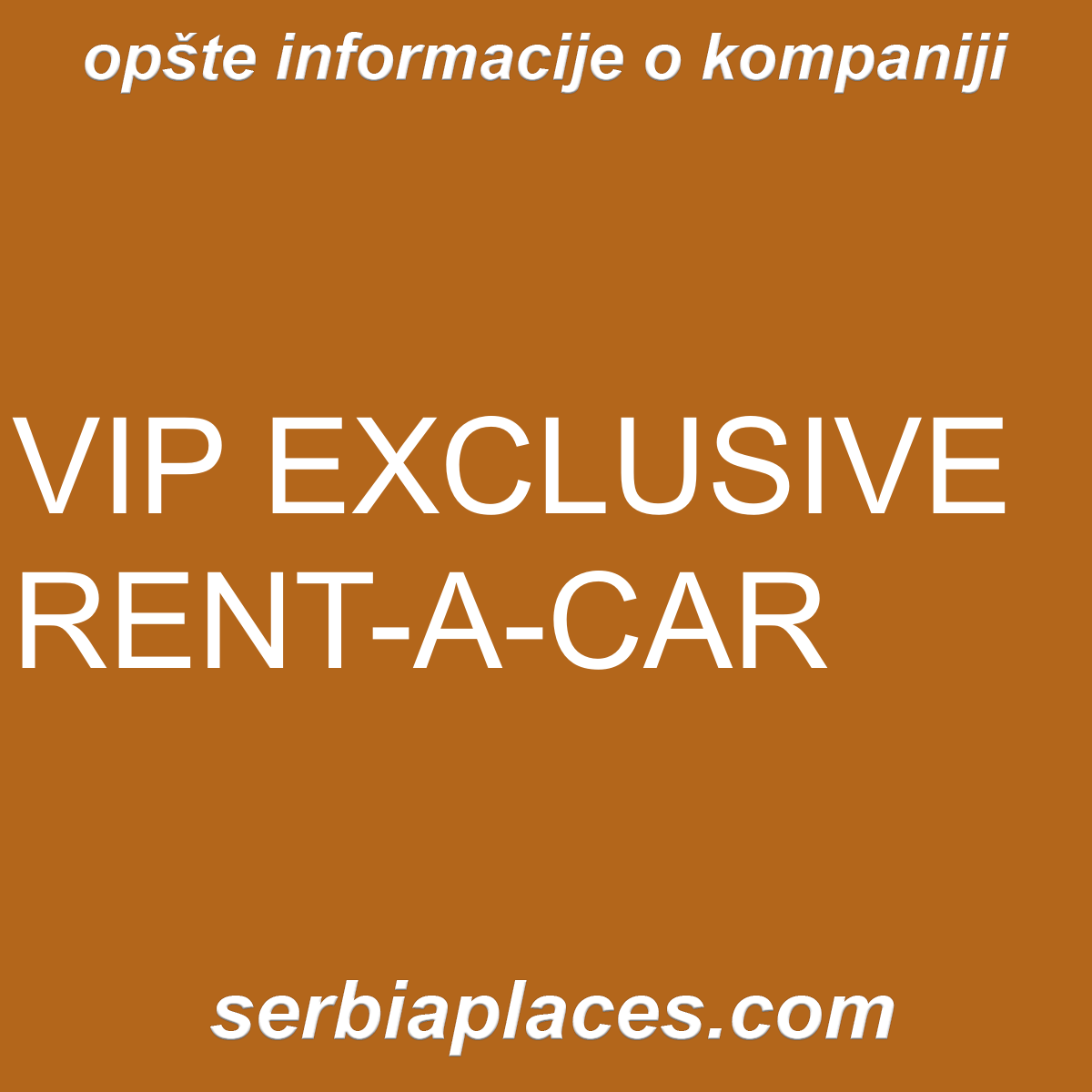VIP EXCLUSIVE RENT-A-CAR