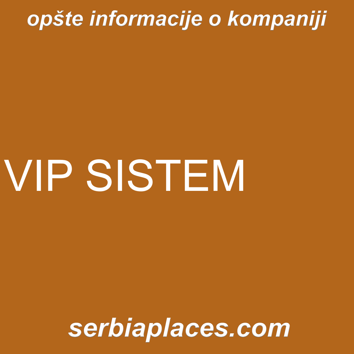 VIP SISTEM