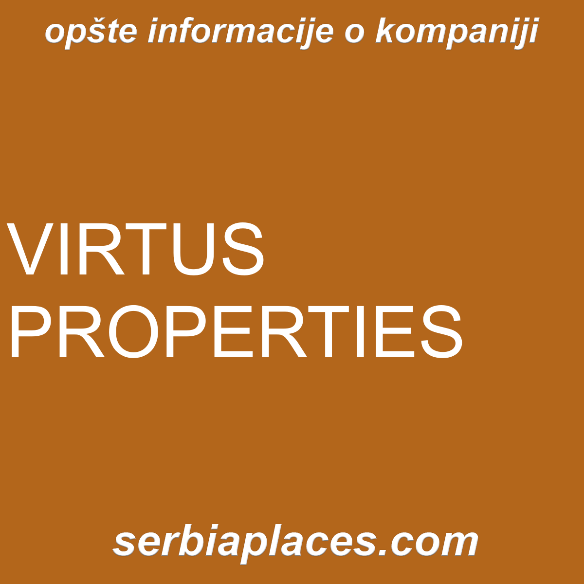 VIRTUS PROPERTIES