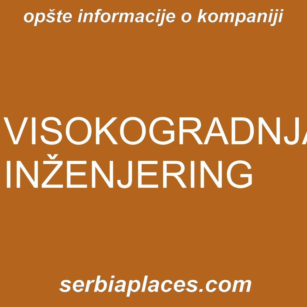 VISOKOGRADNJA INŽENJERING