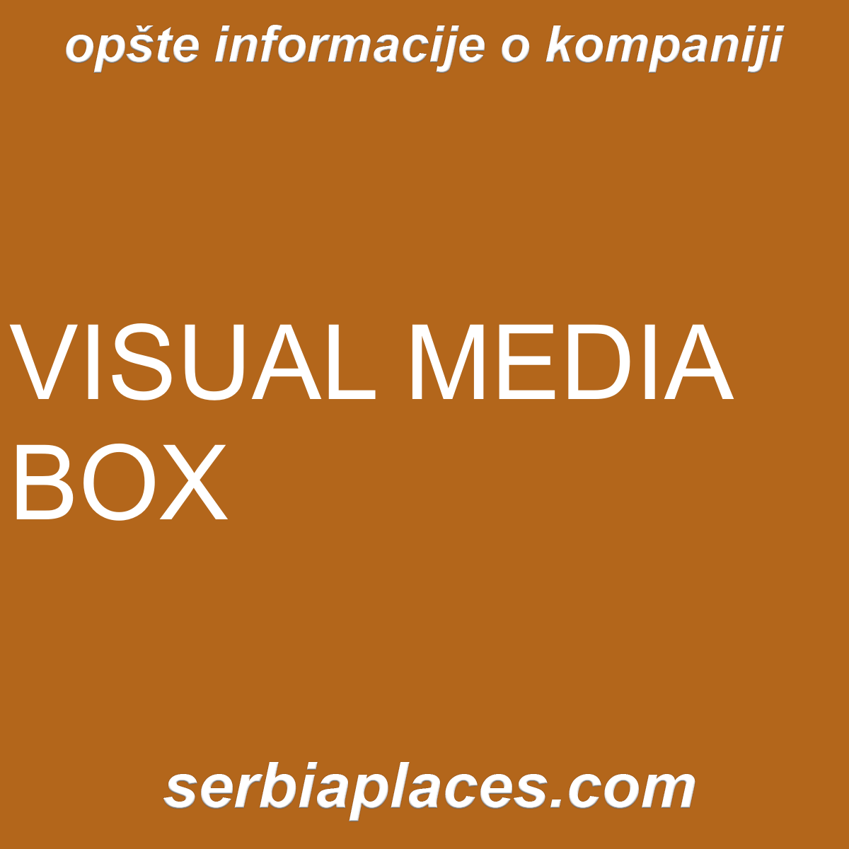 VISUAL MEDIA BOX