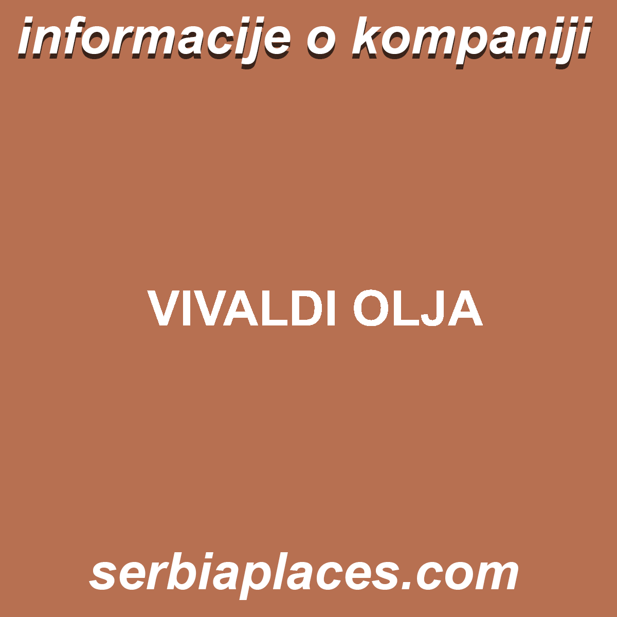 VIVALDI OLJA