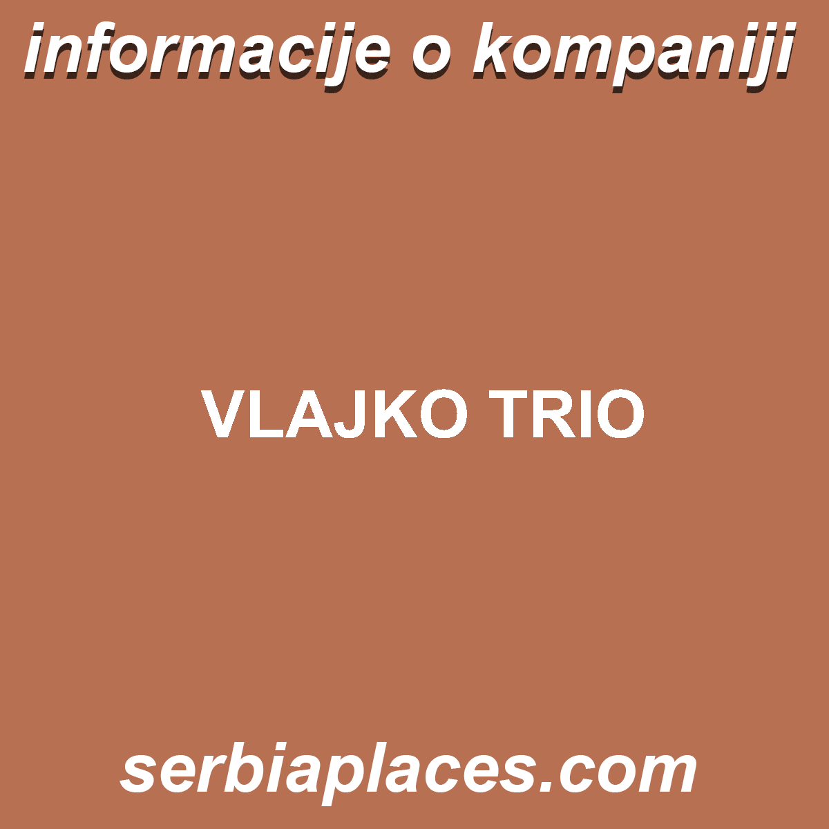 VLAJKO TRIO