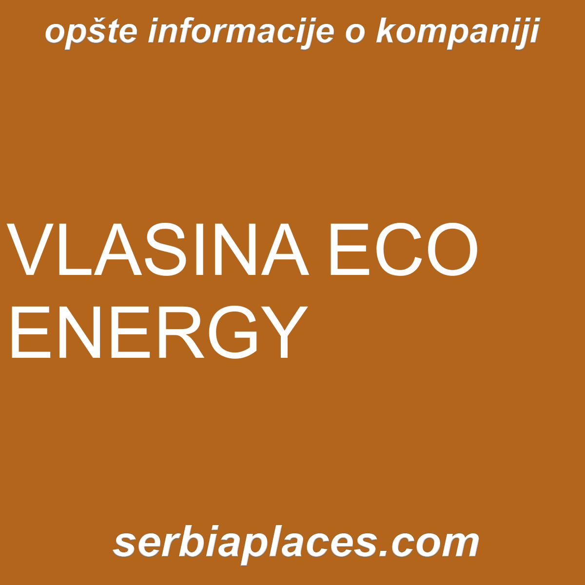VLASINA ECO ENERGY
