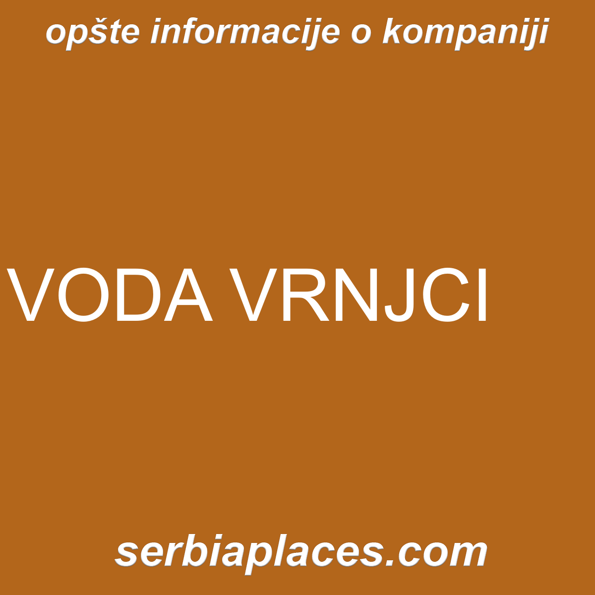 VODA VRNJCI