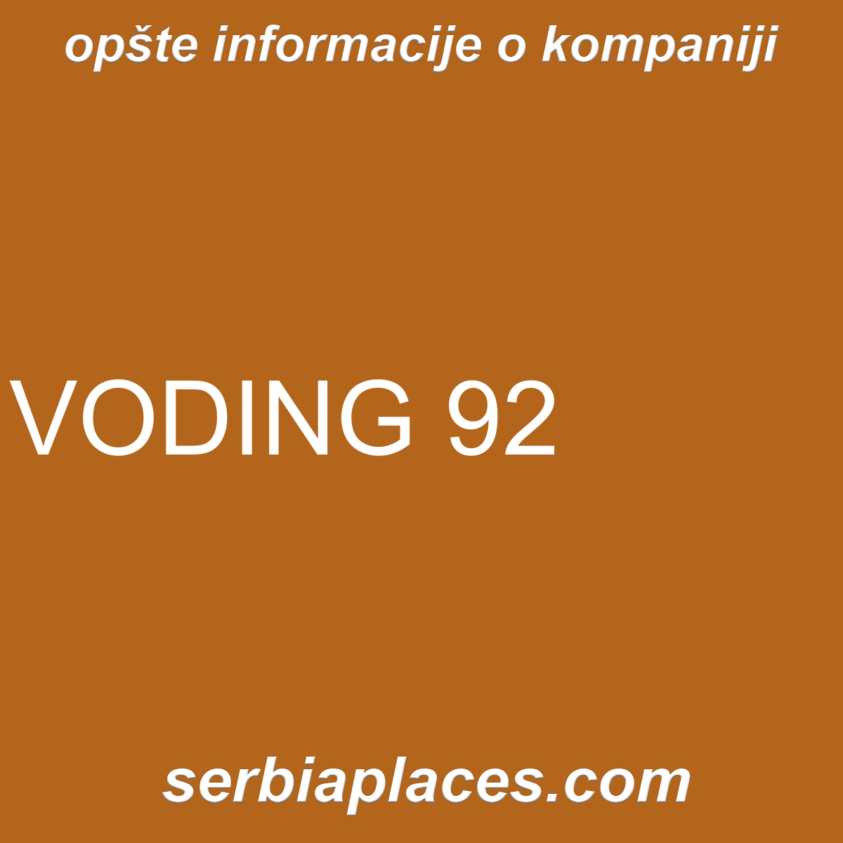 VODING 92