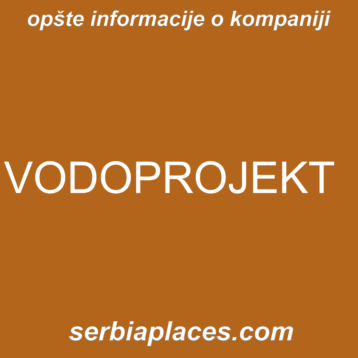 VODOPROJEKT