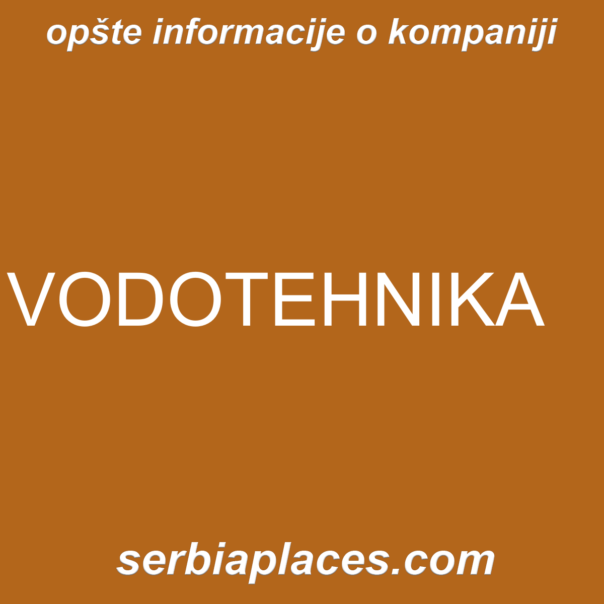VODOTEHNIKA