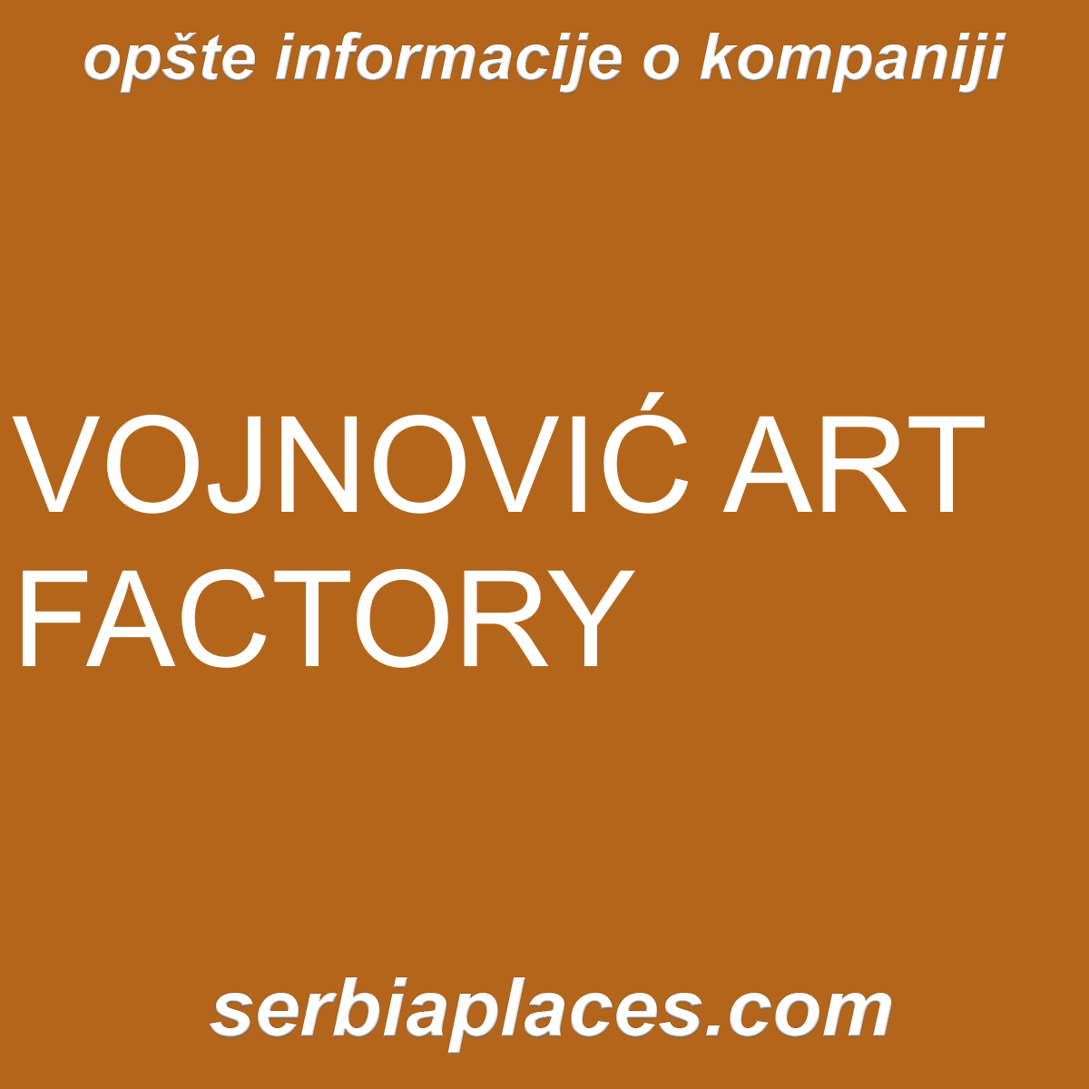 VOJNOVIĆ ART FACTORY
