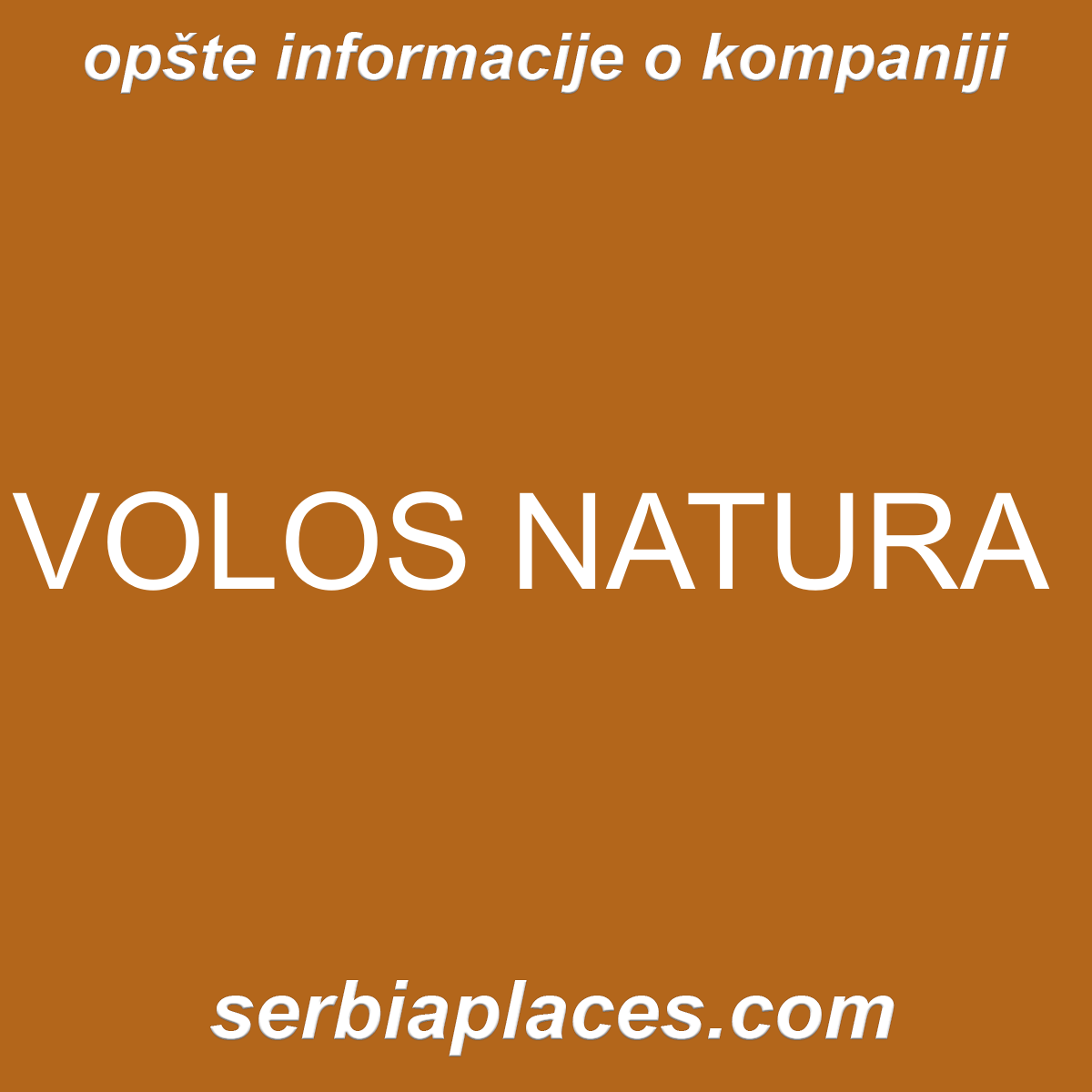 VOLOS NATURA