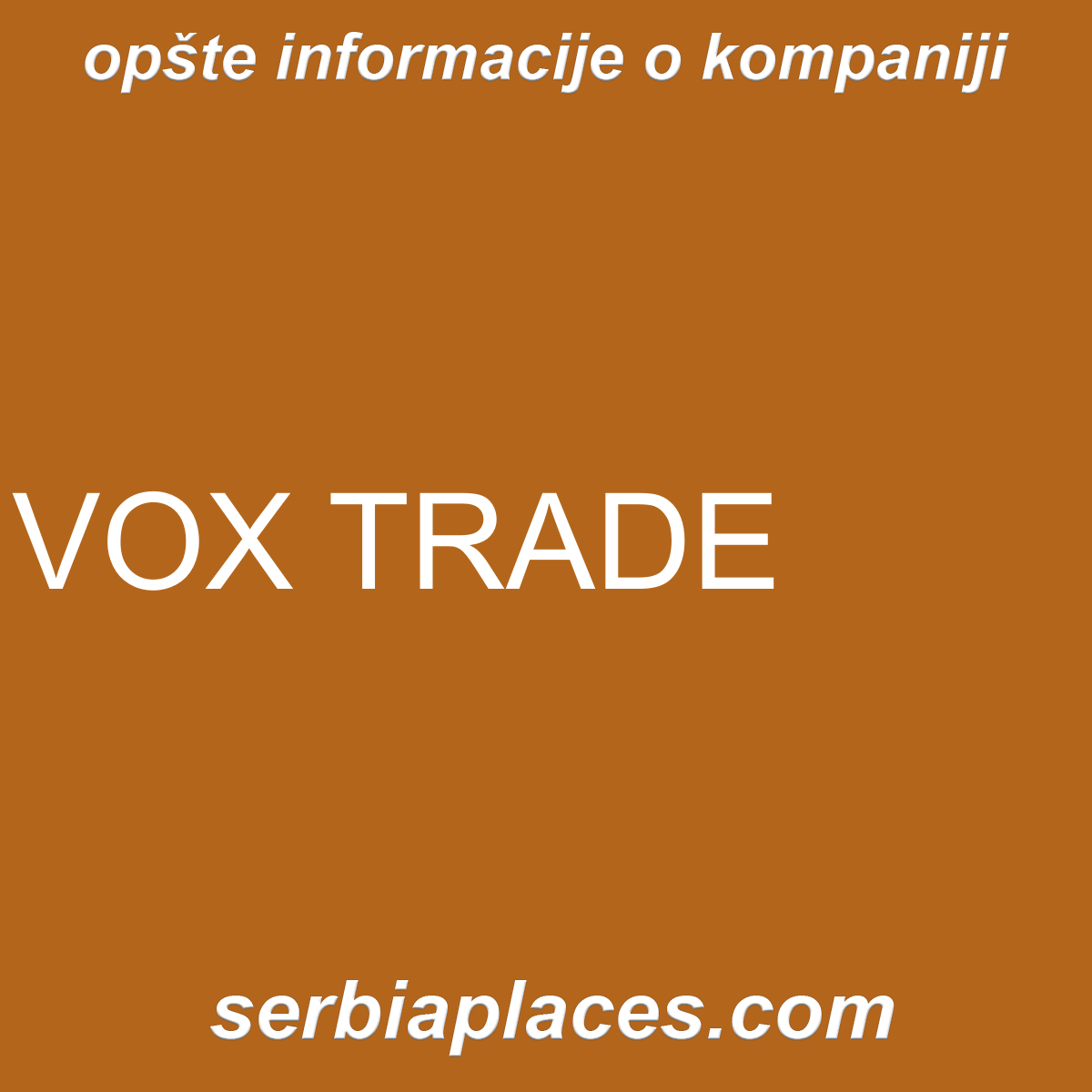 VOX TRADE