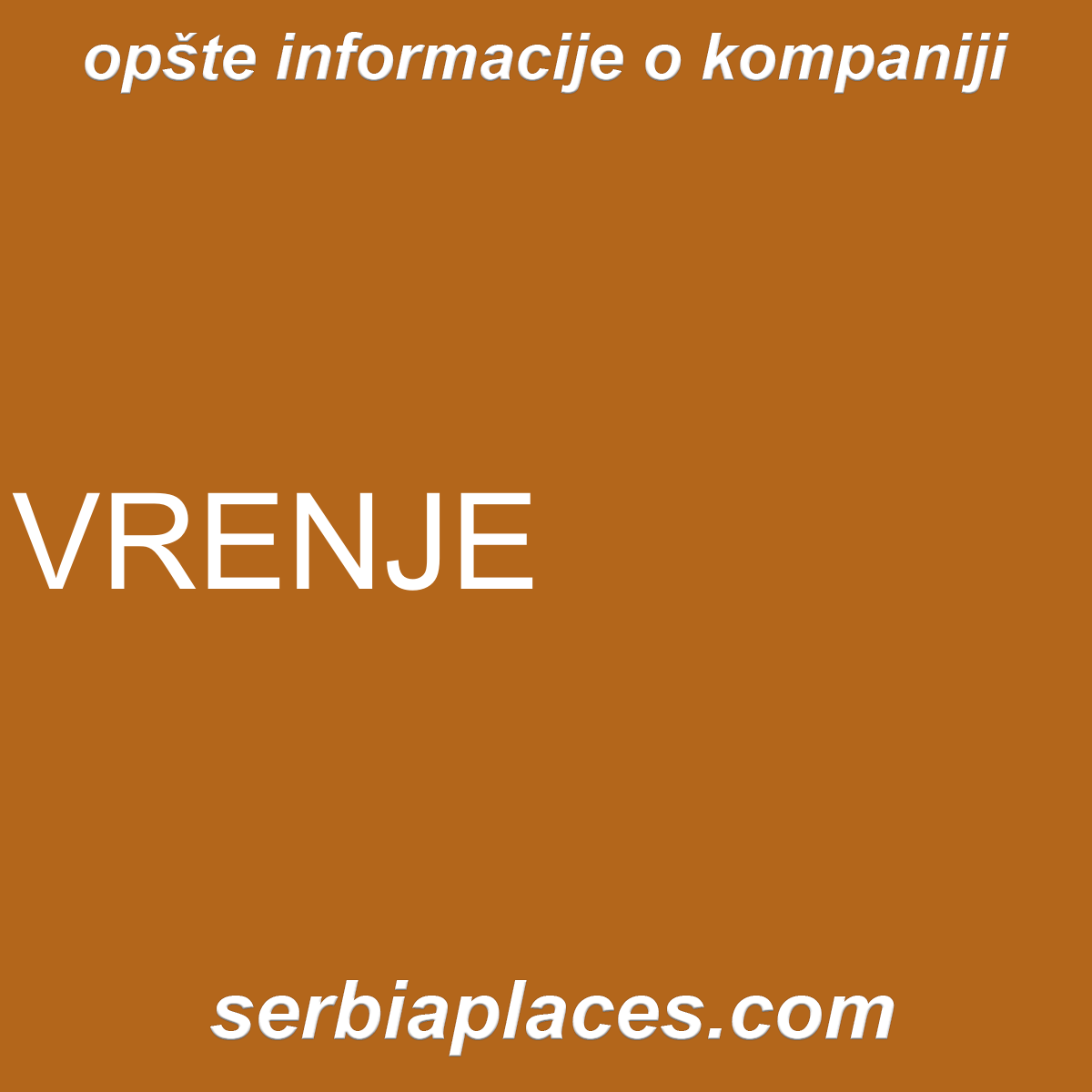 VRENJE