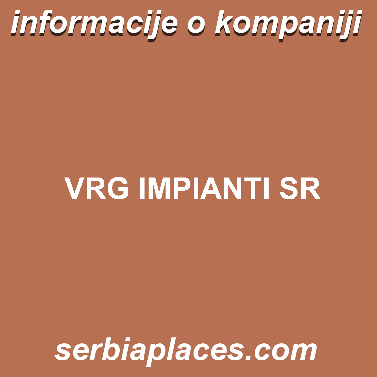 VRG IMPIANTI SR