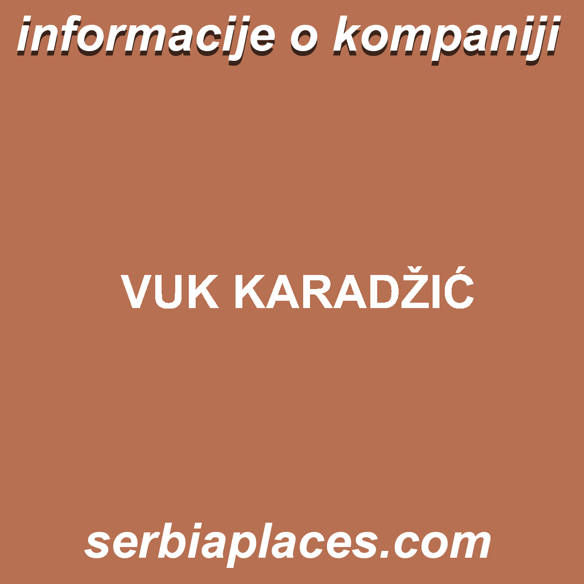 VUK KARADŽIĆ