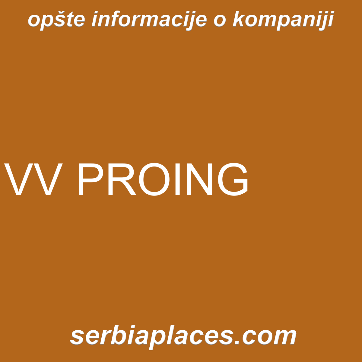 VV PROING