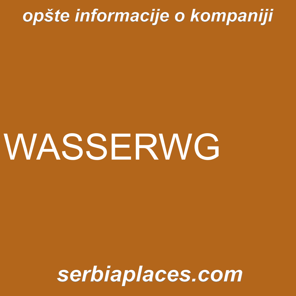 WASSERWG