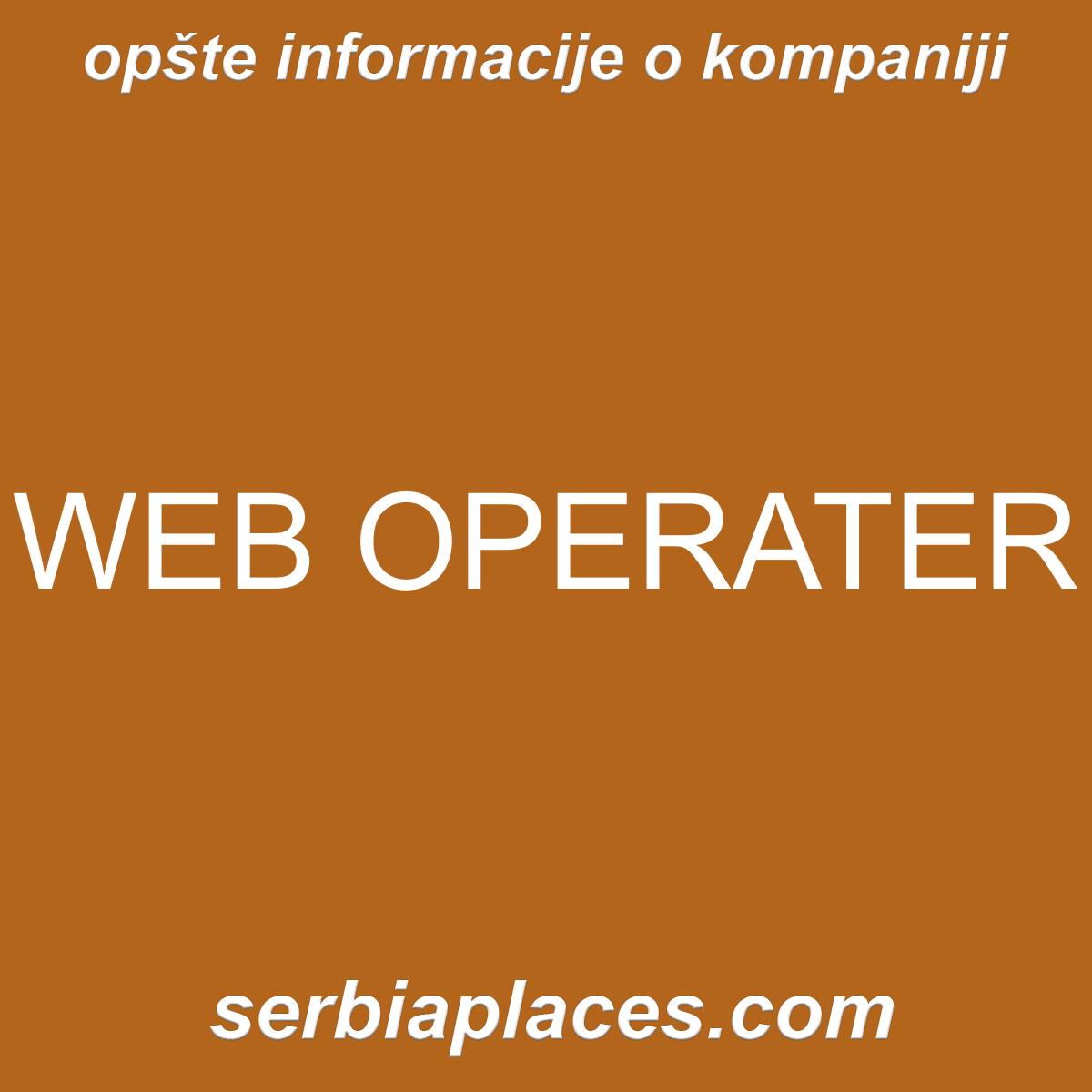 WEB OPERATER