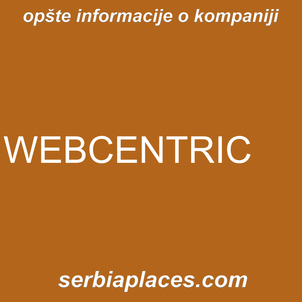 WEBCENTRIC