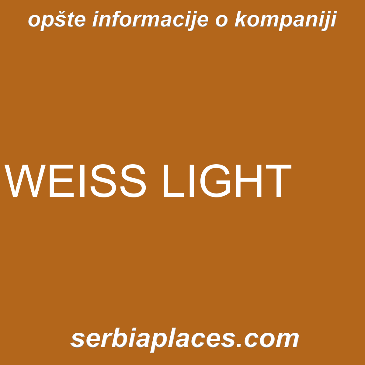 WEISS LIGHT