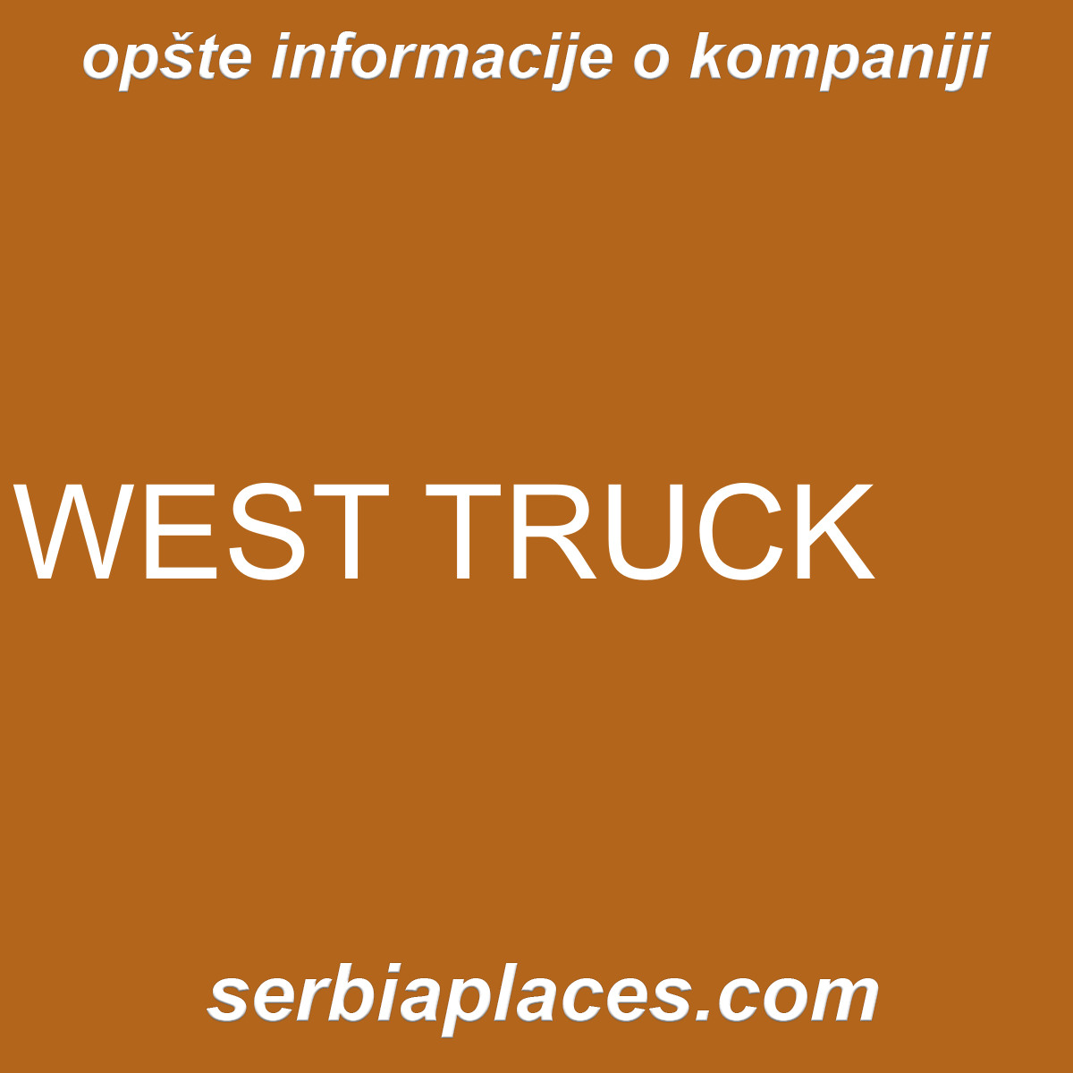 WEST TRUCK