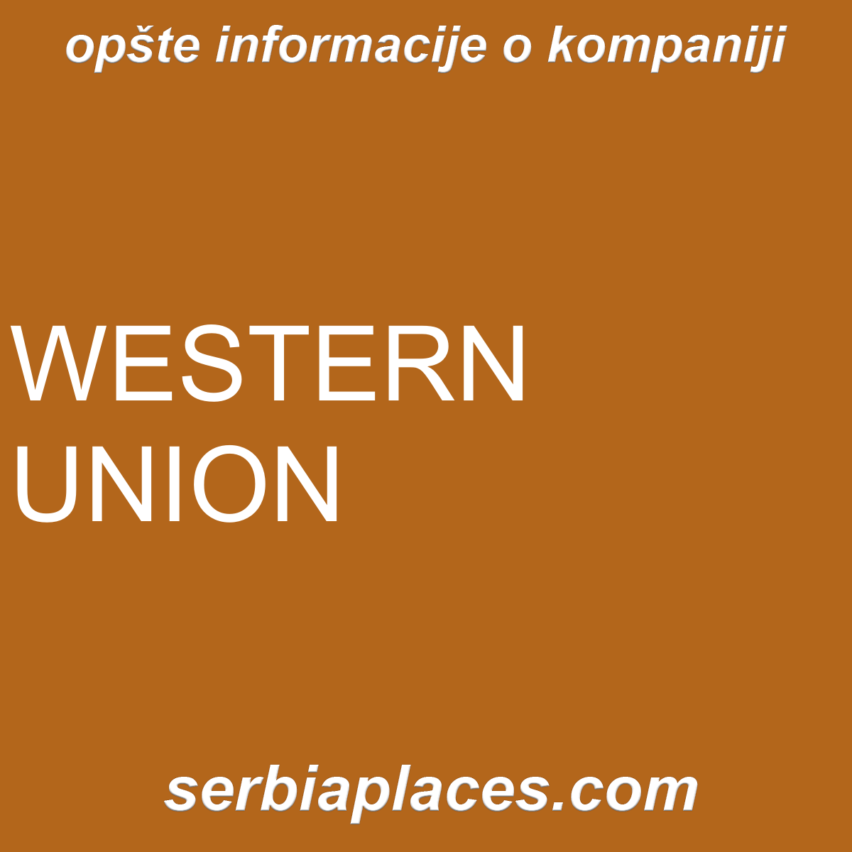 WESTERN UNION