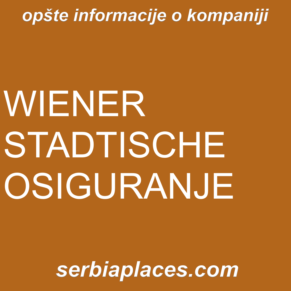 WIENER STADTISCHE OSIGURANJE