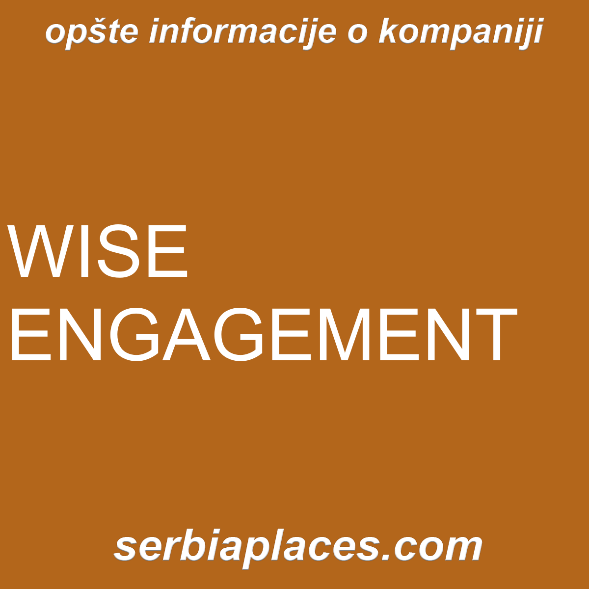 WISE ENGAGEMENT