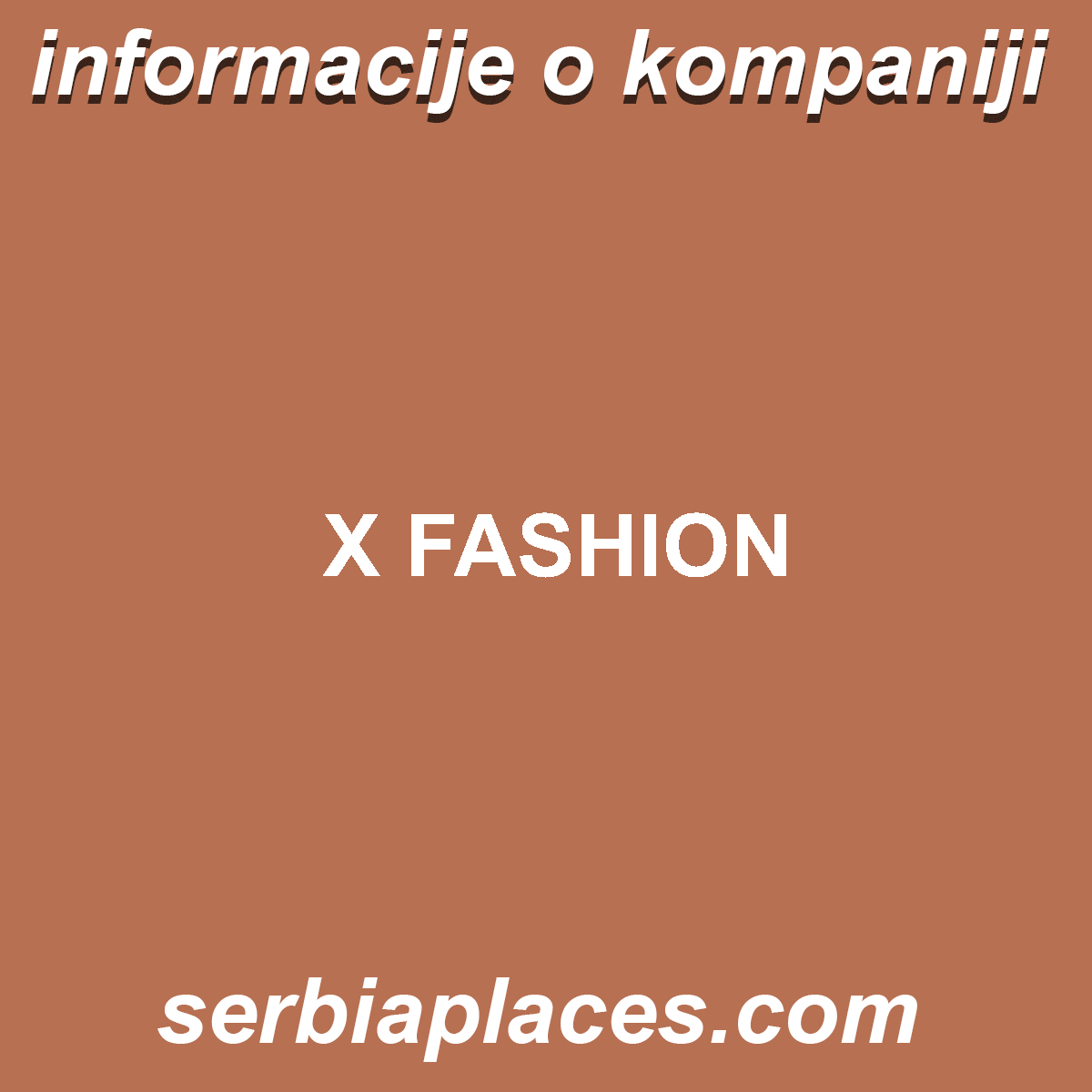 X FASHION