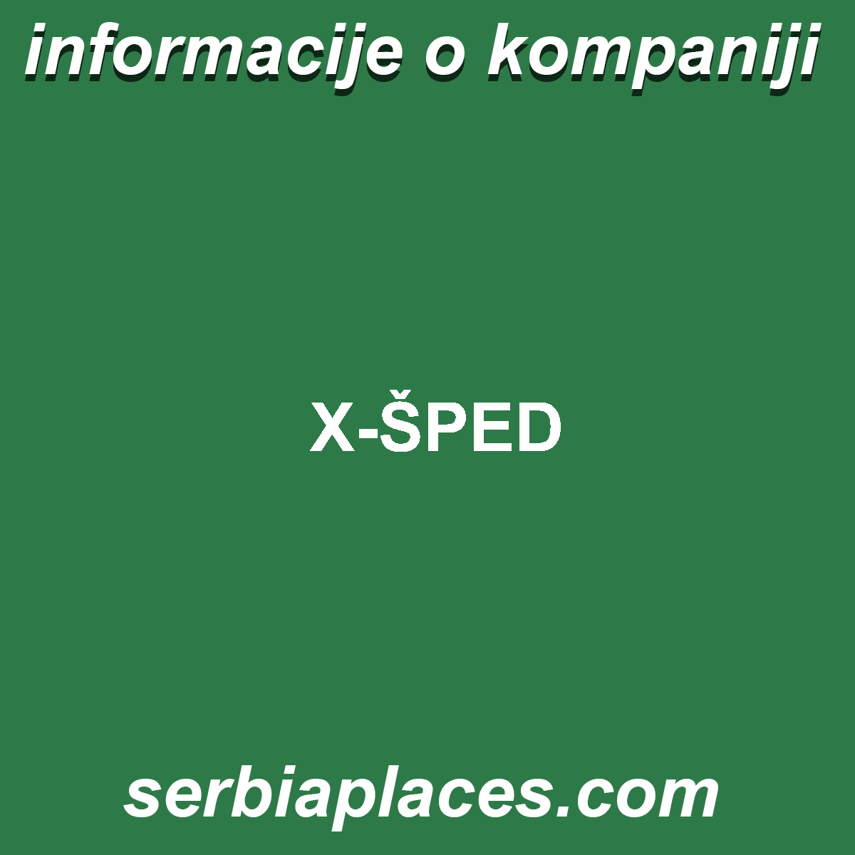 X-ŠPED