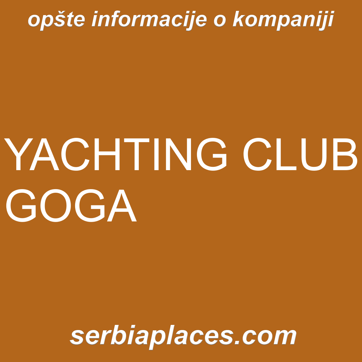 YACHTING CLUB GOGA