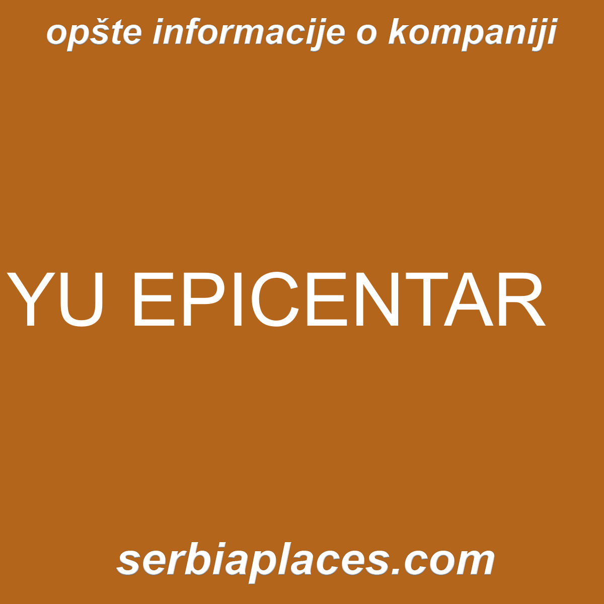 YU EPICENTAR