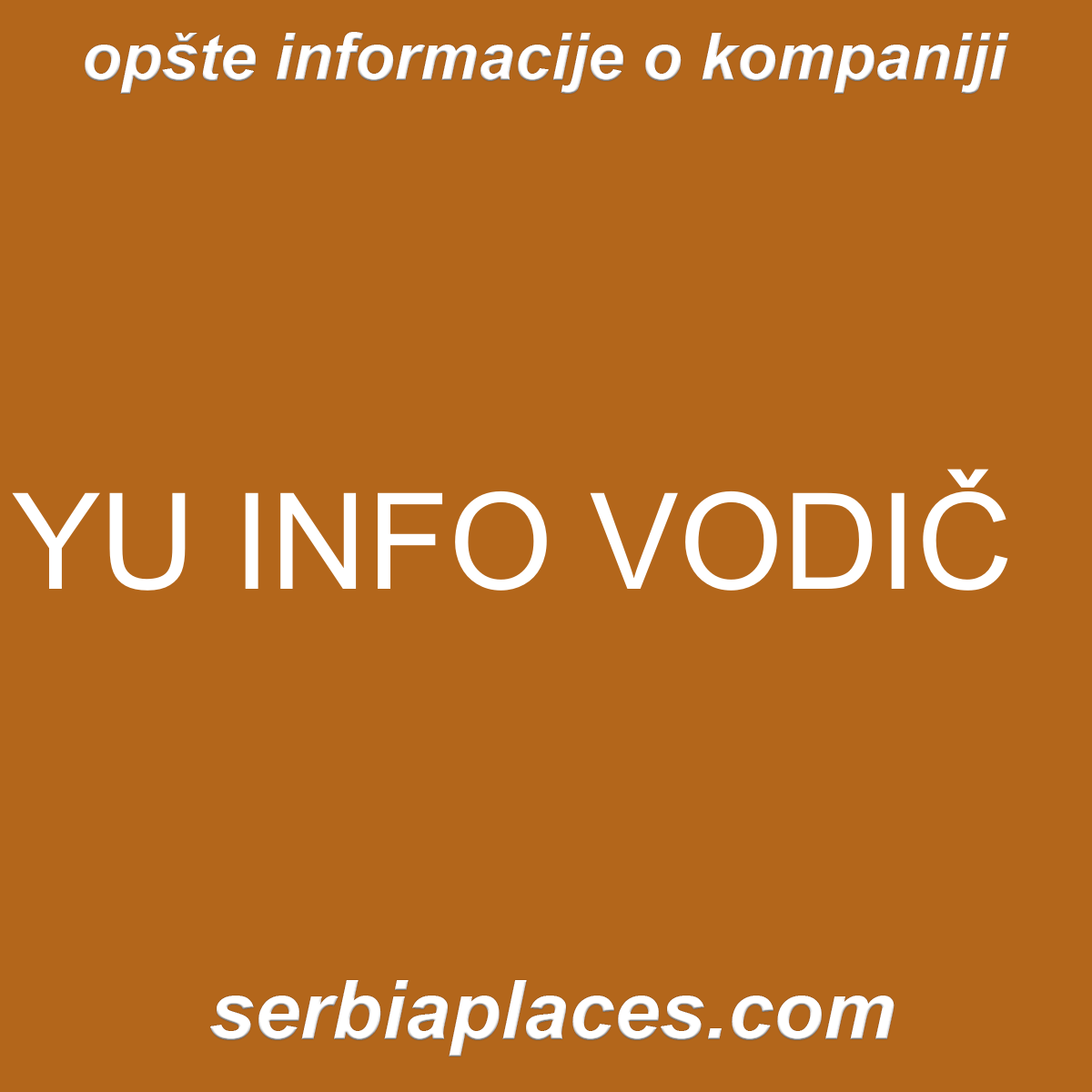 YU INFO VODIČ