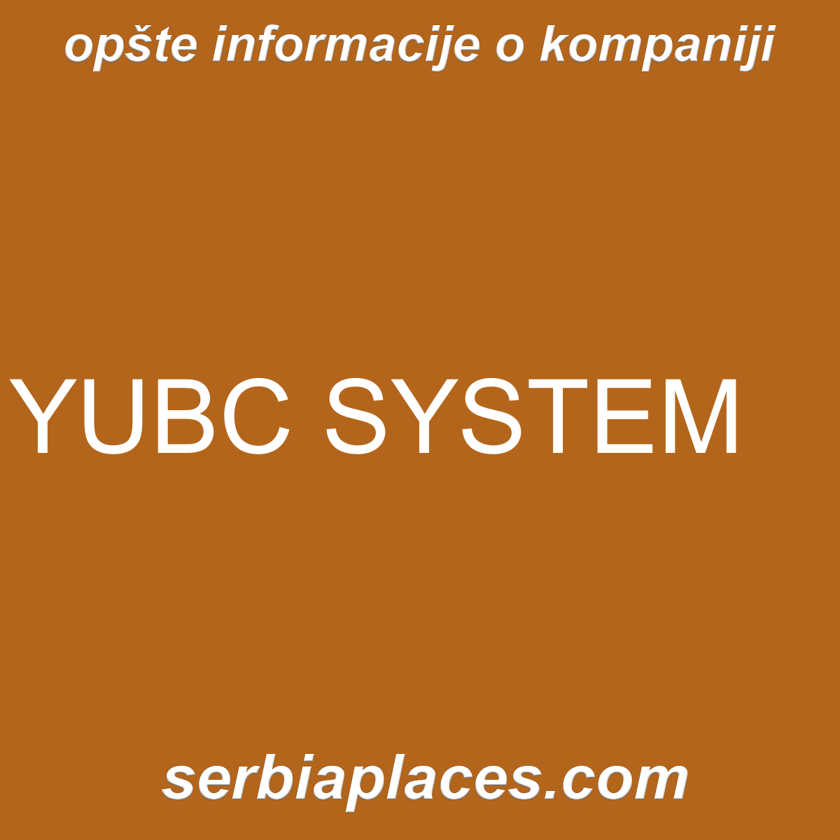 YUBC SYSTEM
