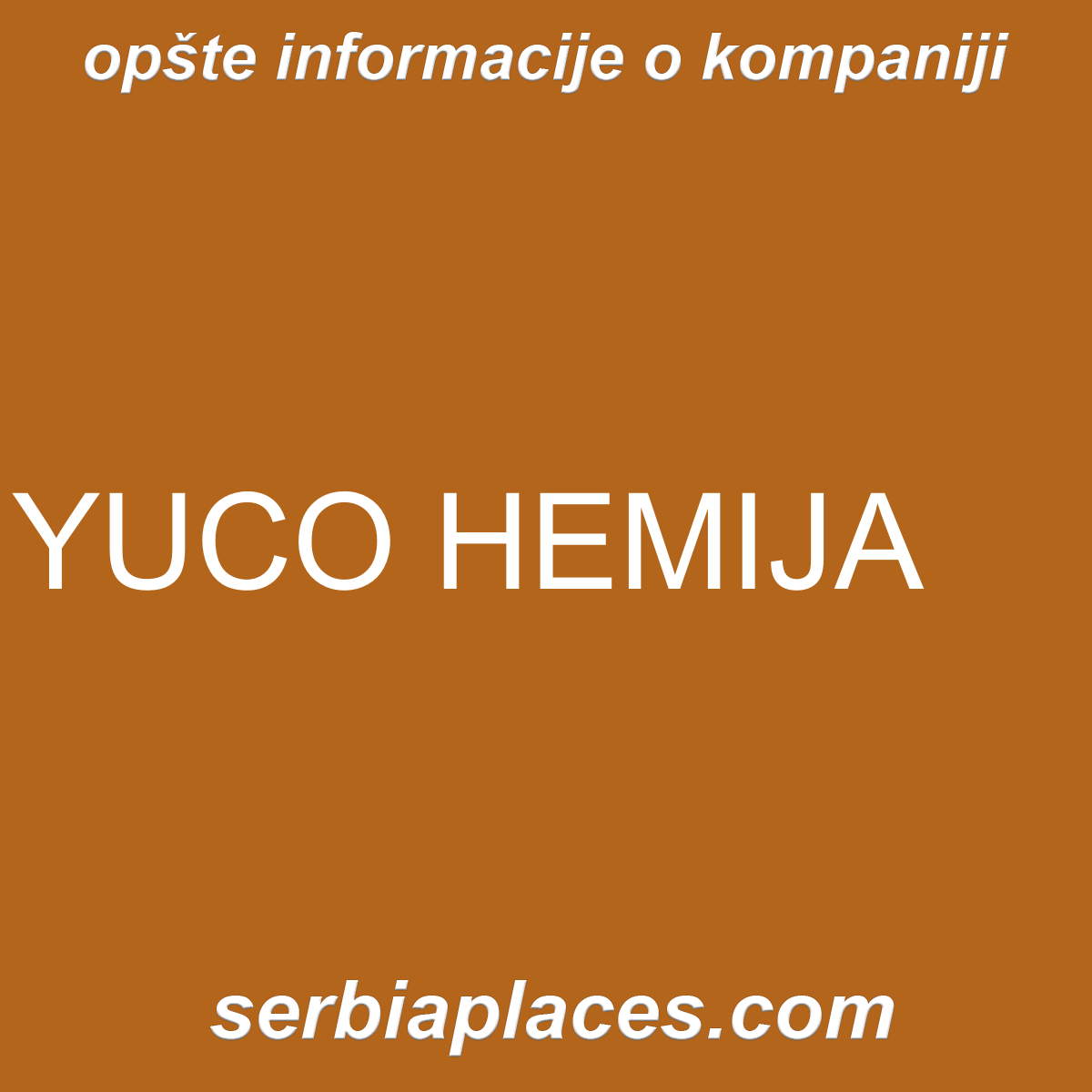 YUCO HEMIJA